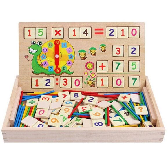 Montessori Baby Math Teaching Aids Multifunctional Math Operationtoy1Pack(8 Pcs) - Picture 6 of 9